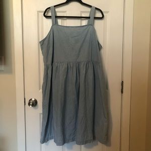 J. Crew Chambray Sleeveless Dress